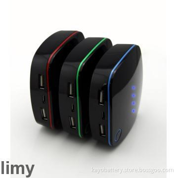 Portable charger power case with 9000mAh 1A, with 2.1A max